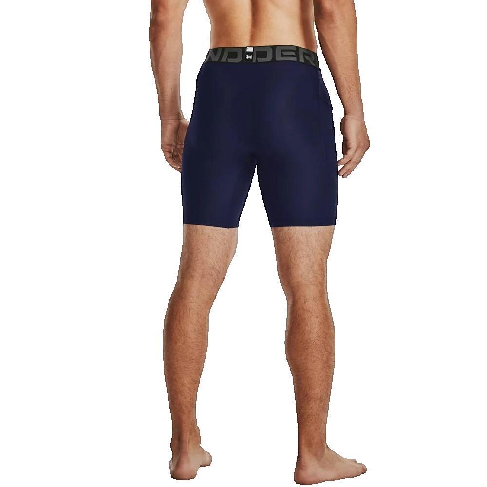 Kort Mannelijk Under Armour Short Compression Heatgear Blauw 3/6