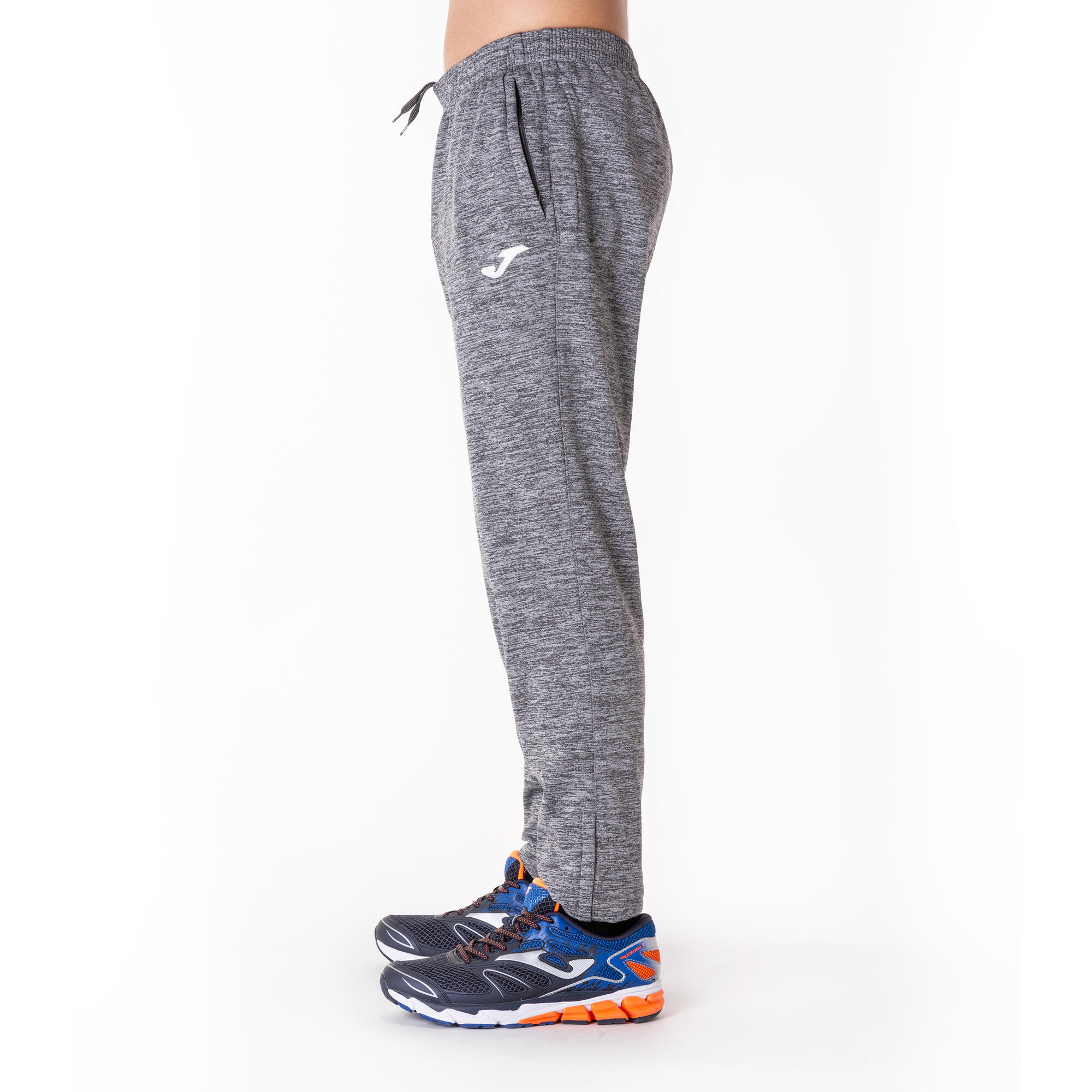Pantalon Football Homme Joma Elba Gris Melange 4/5