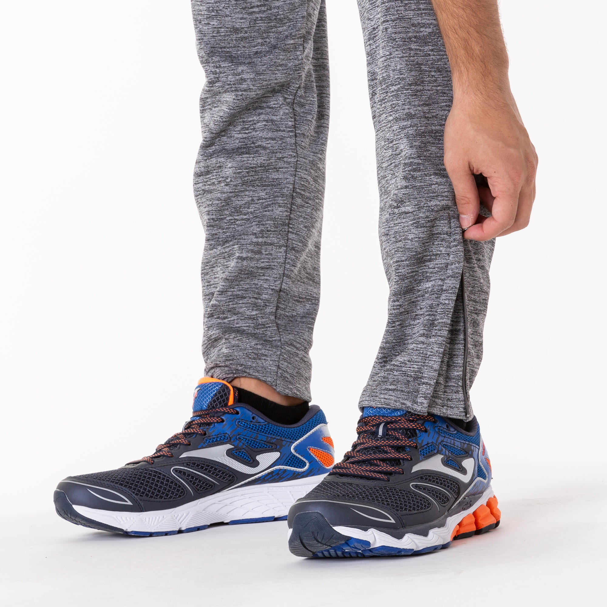 Pantalon Football Homme Joma Elba Gris Melange 5/5