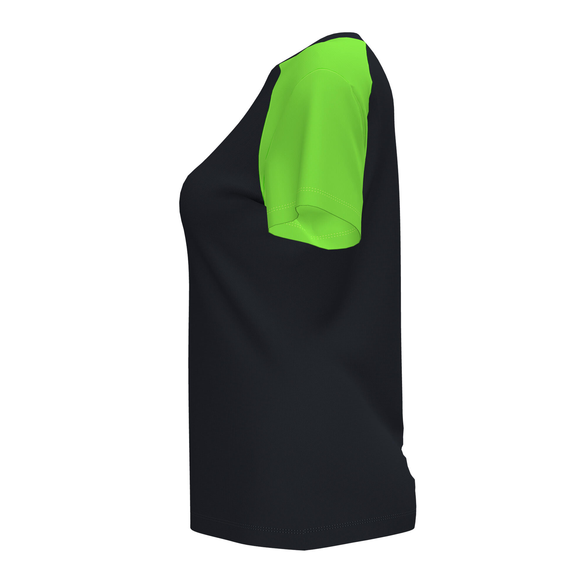 Maillot Manches Courtes Football Femme Joma Academy IV Noir 3/4