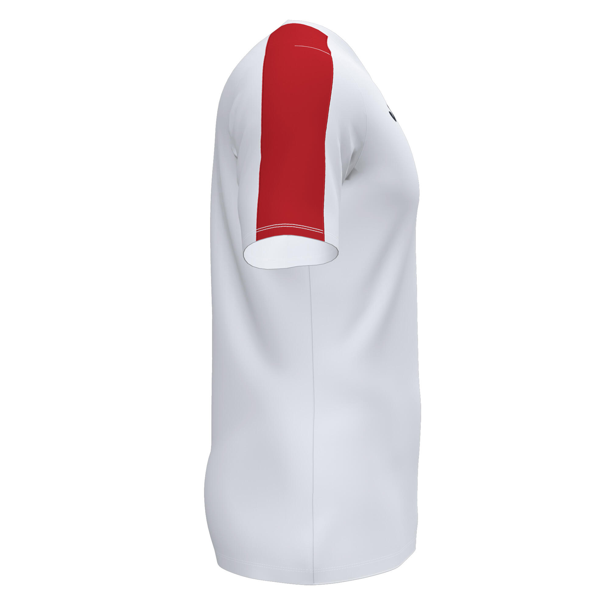 T-Shirt Manga Curta Futebol Homem Joma Academy III Branco 4/4