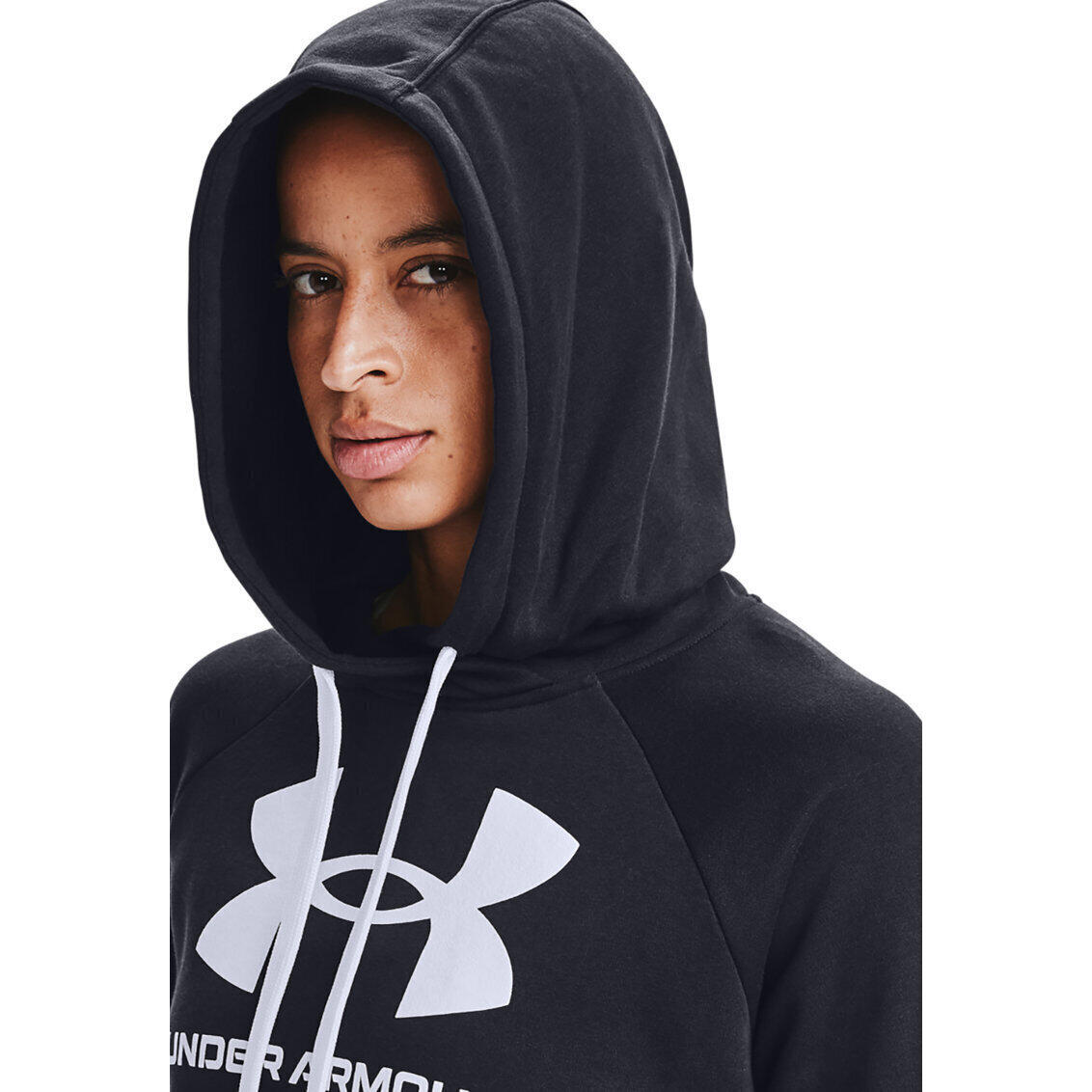 Capuche Under Armour Rival Fleece Logo, Noir, Hommes 5/5
