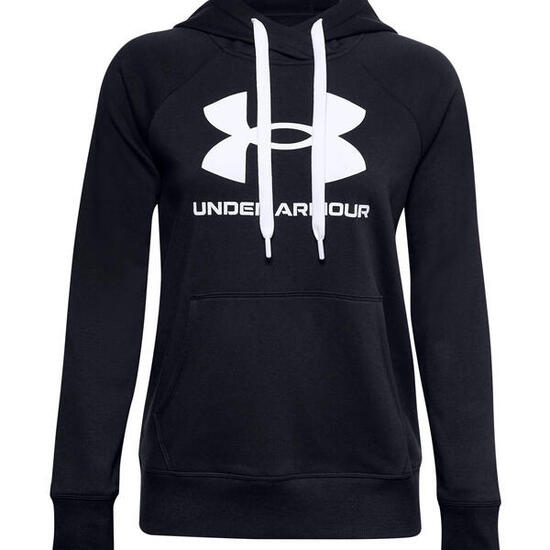 Capuche Under Armour Rival Fleece Logo, Noir, Hommes