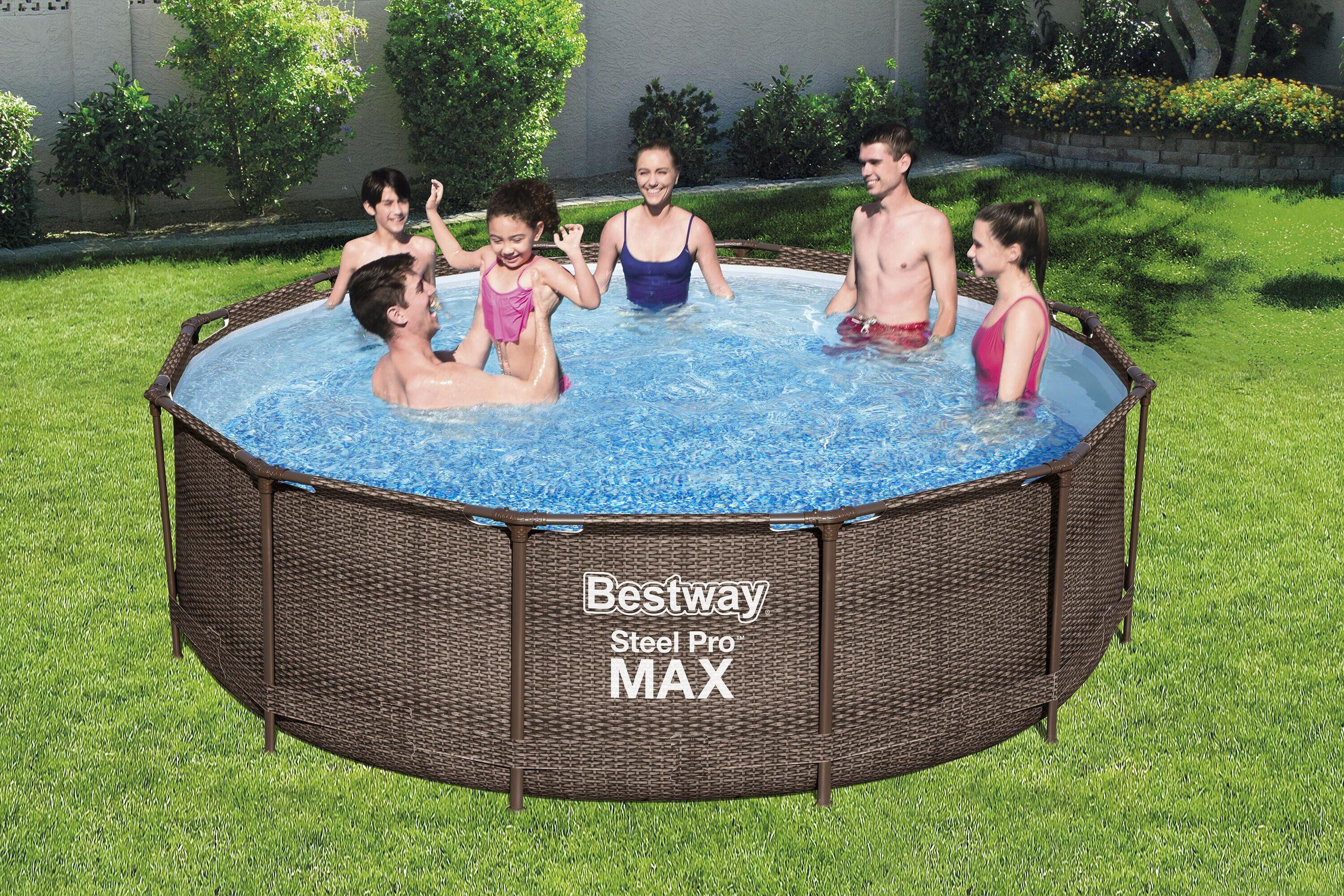 Bestway 56923-7 Piscina base fuori terra Steel Pro Max da 366x100 cm 5/7