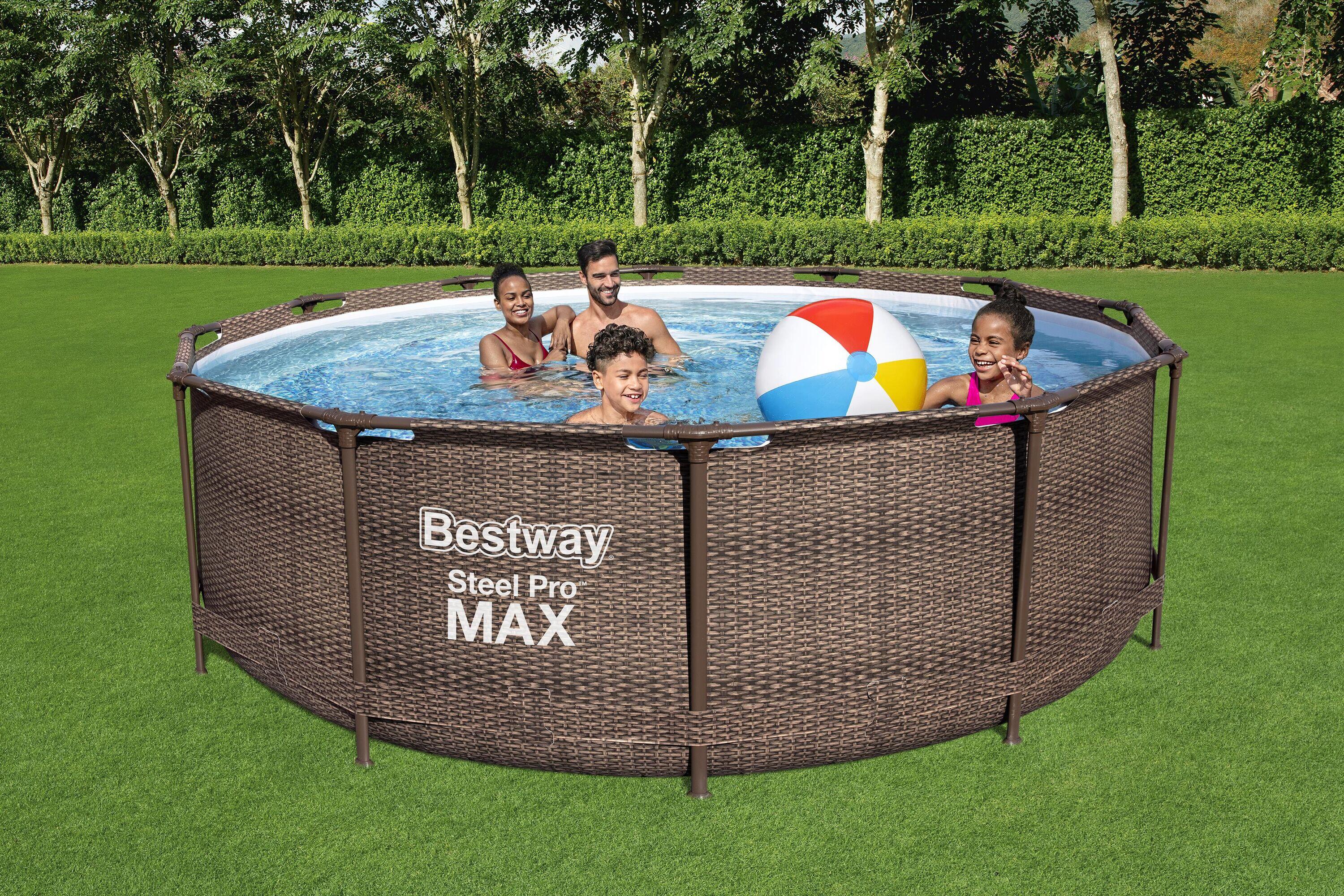 Bestway 56923-7 Piscina base fuori terra Steel Pro Max da 366x100 cm 3/7