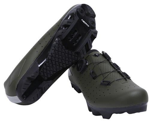 Ein Paar Neatt Basalte Elite MTB-Schuhe Khaki 7/7