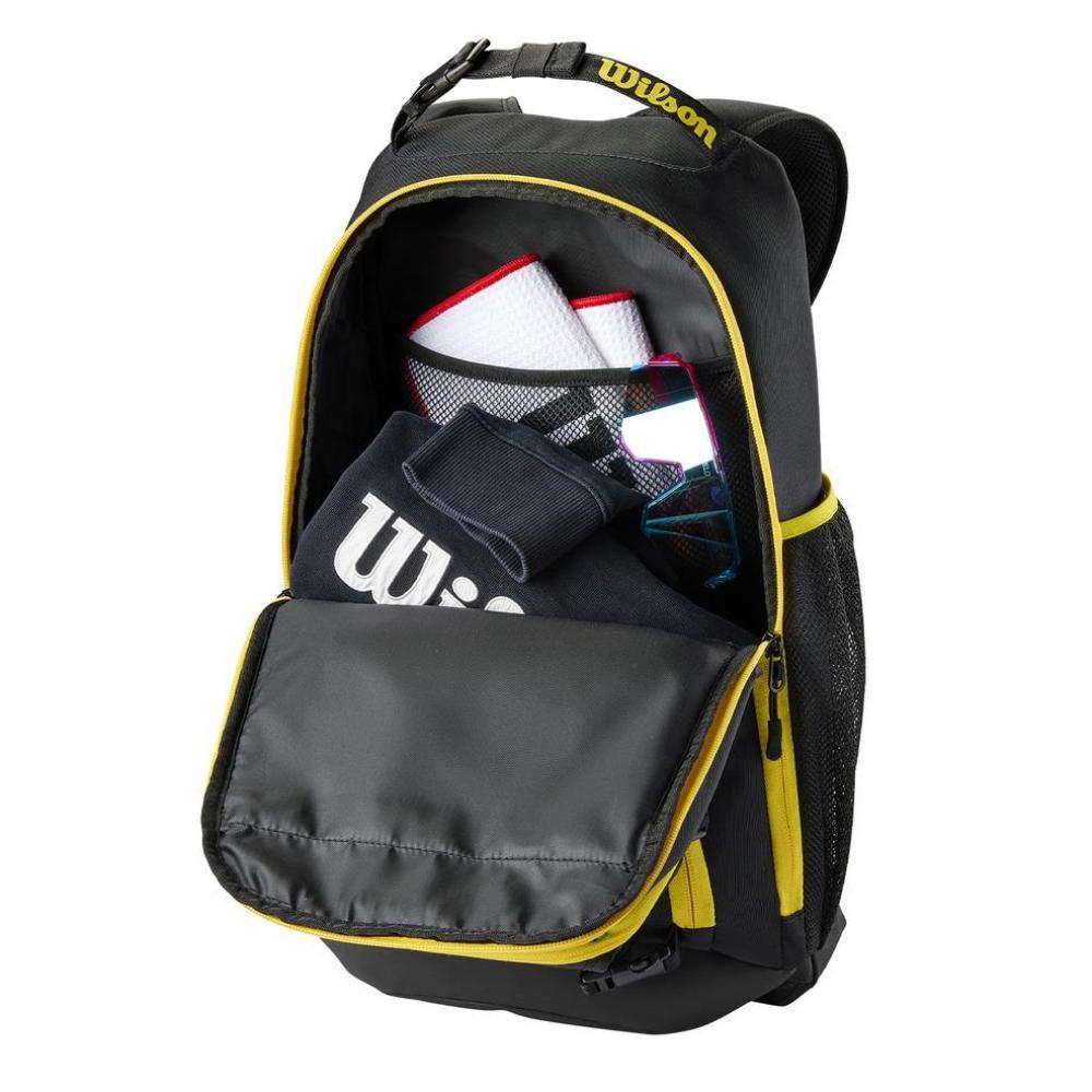Zaino Wilson Per Pallavolo - Nero/Rosso, Con Tasca Termica, Portapalla E Tasca Laptop - Foto 14