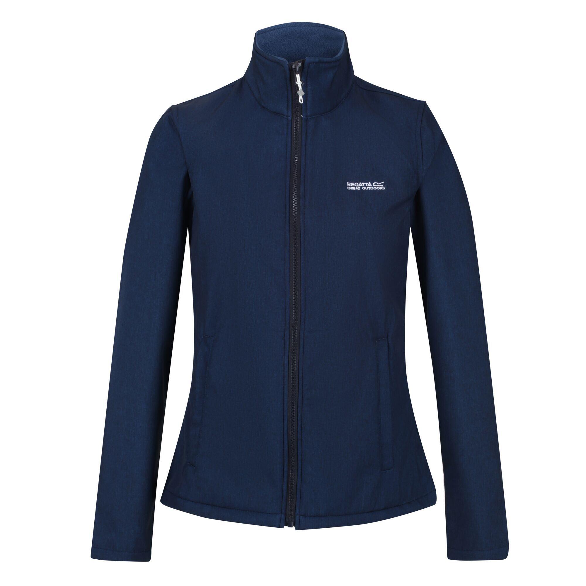 REGATTA Dames Connie V Softshell wandeljack (Marine Marl)