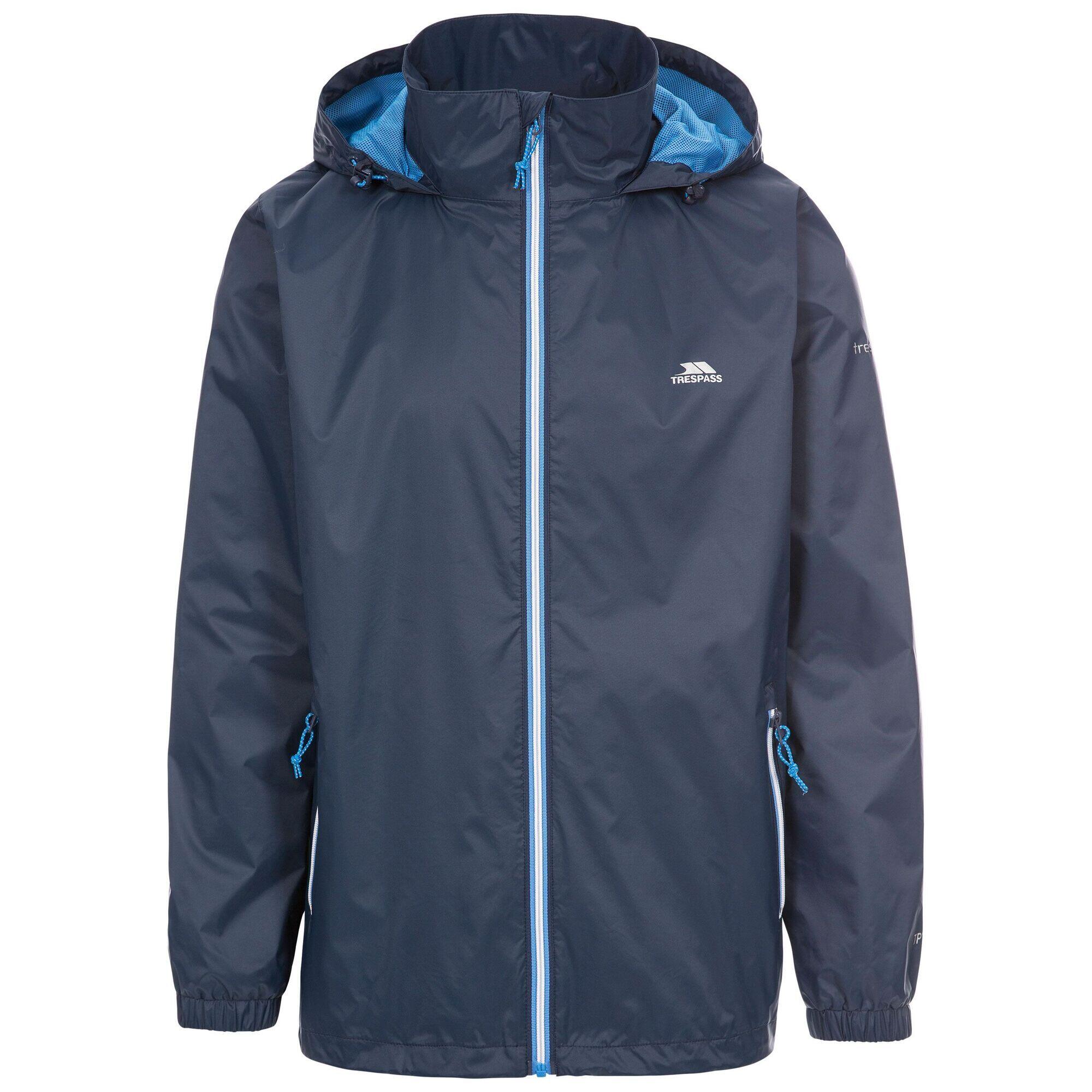 TRESPASS Mens Briar Waterproof Jacket (Navy)