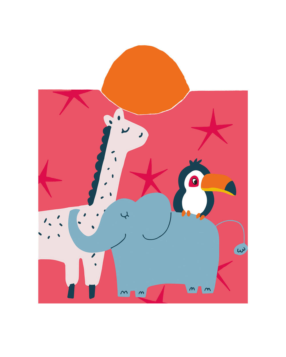 DIERENSAFARI PONCHO VOOR KINDEREN 2/2