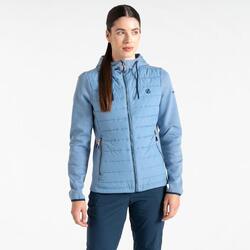 Sous Veste Randonnée - Torrek Hybrid light blue femme