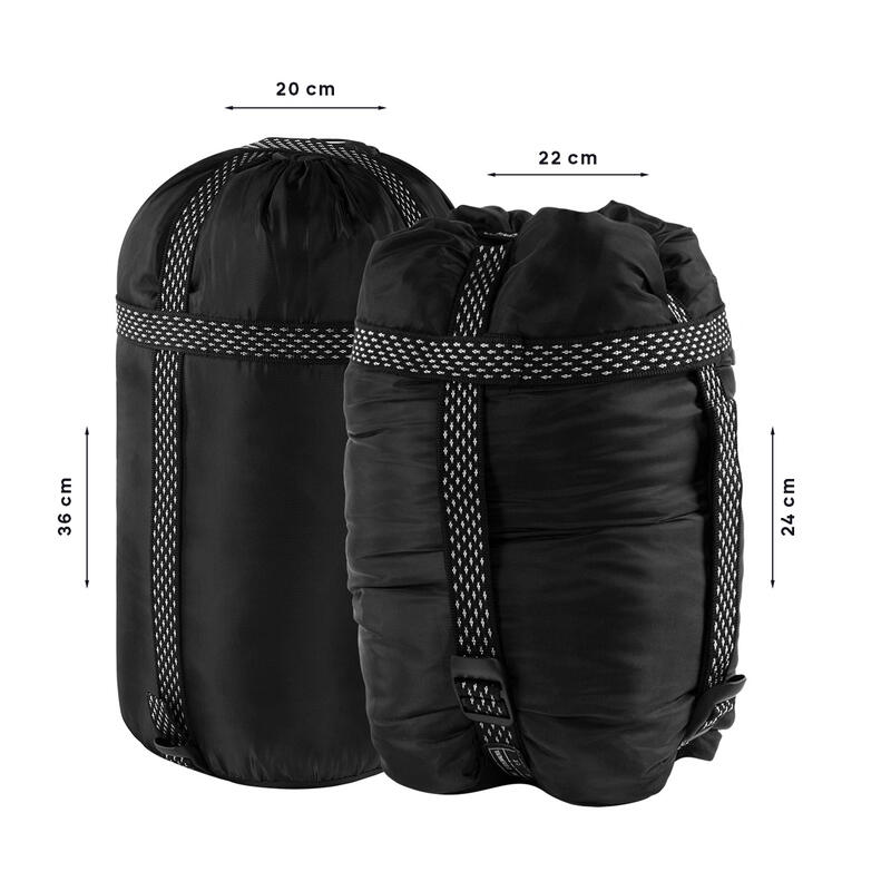 Śpiwór Alpinus Fiber Pro W'S 1300 lewy, linia dla kobiet