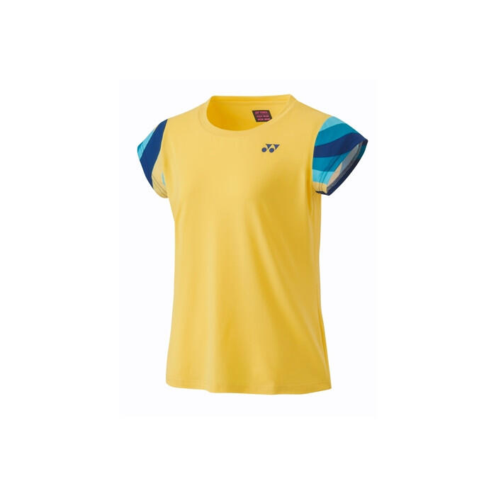 Yonex - Tshirt Yonex Ao Jaune W - Maillot Manches Courtes - Jaune - Decathlon