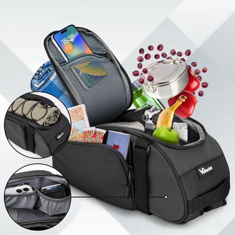 Sacoche velo Sacoche de porte-bagages + sac a dos + sacoche 3-en-1 etanche 10L