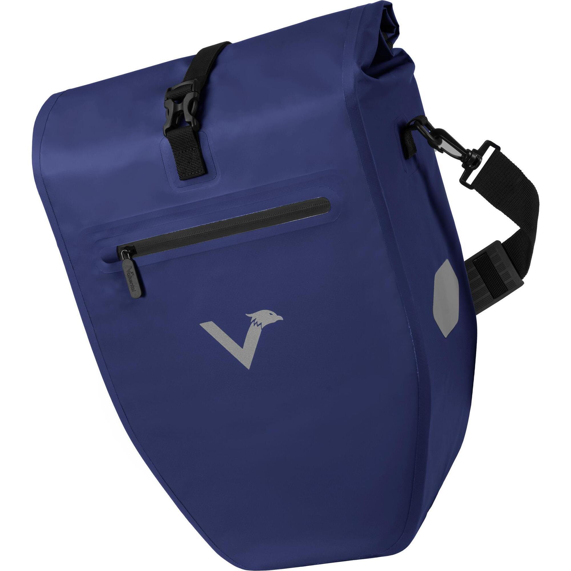 ValkBasic - alforje impermeável azul