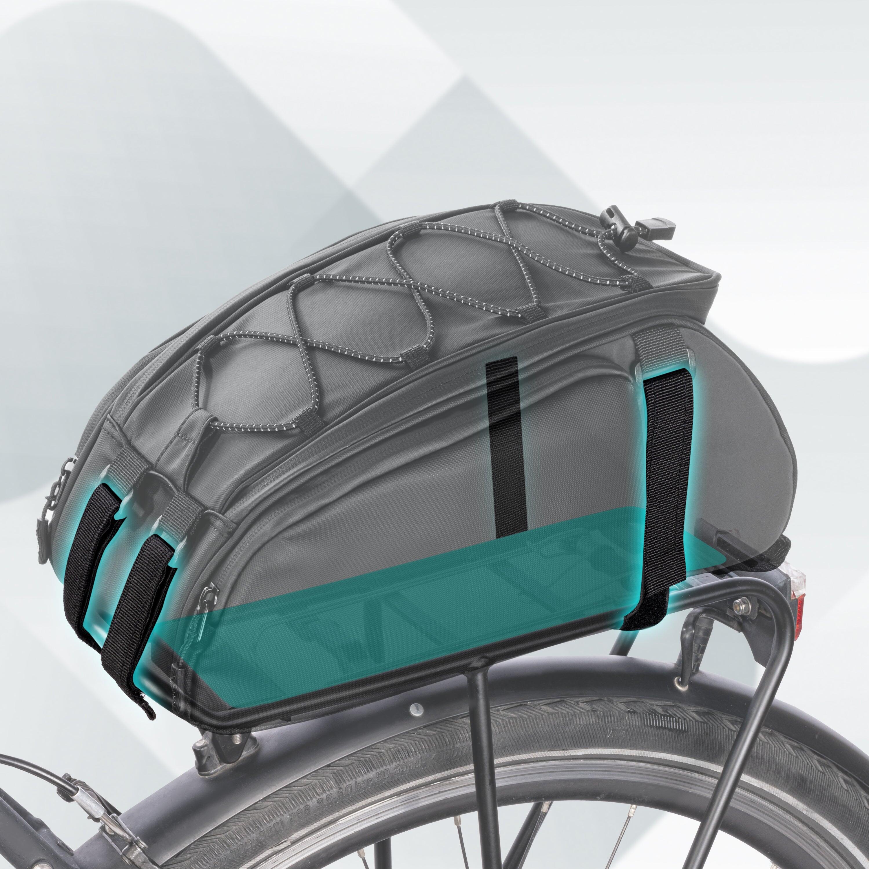 Sacoche velo Sacoche de porte-bagages + sac a dos + sacoche 3-en-1 etanche 10L 3/7
