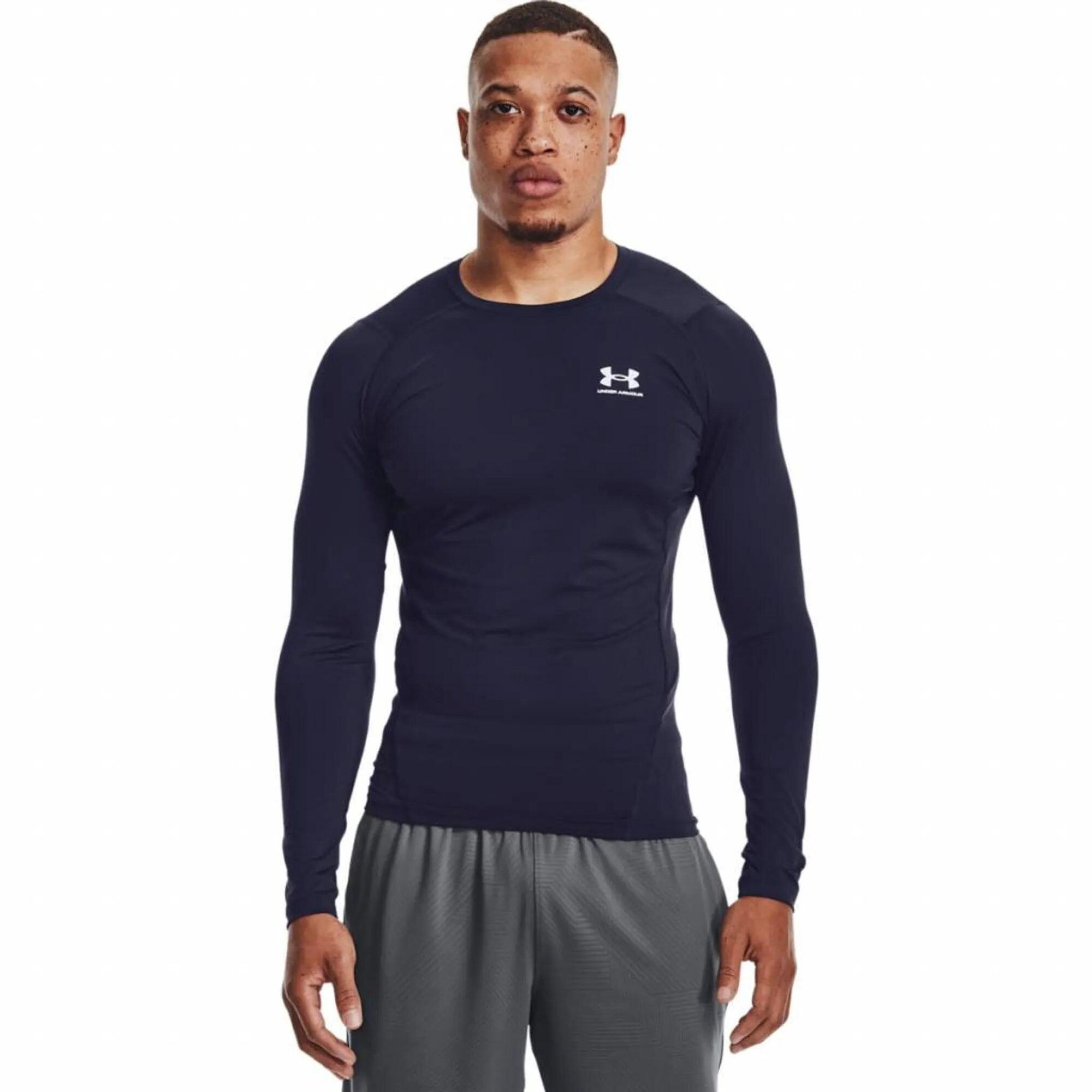 Maglietta Under Armour Hg Armour Comp Ls, Nero, Uomini 2/6