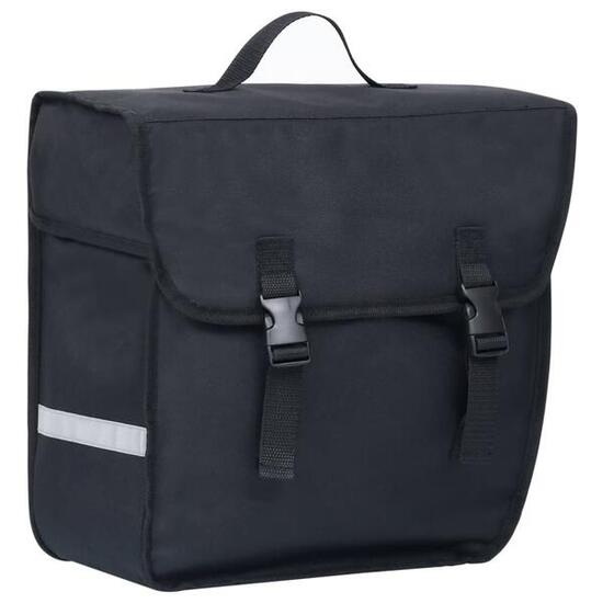 Sac à Vélo Vidaxl Étanche pour Porte-Bagages - 21L Noir