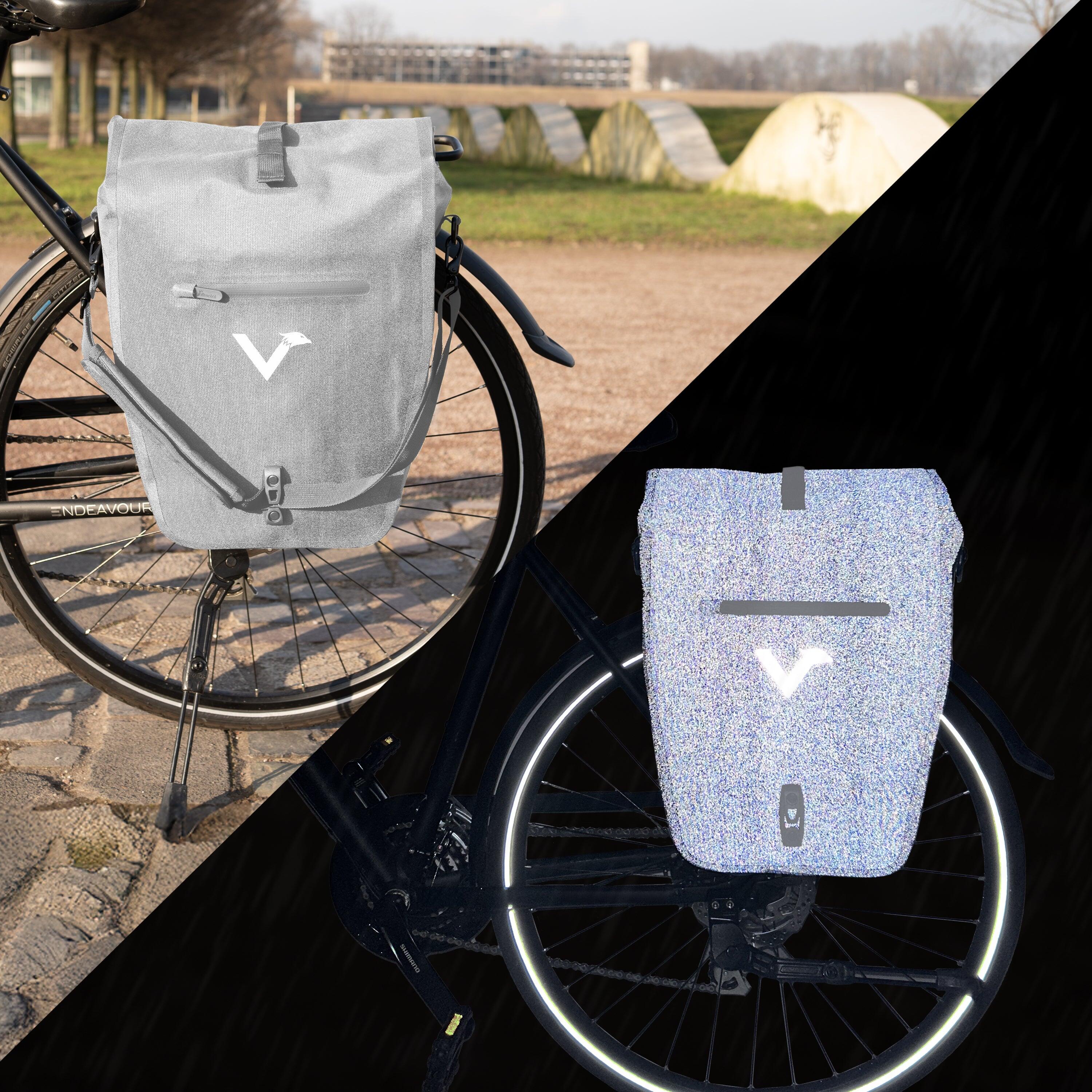 Sacoche velo Sacoche de porte-bagages, bikepacking Sacoche de paule etanche 28L 2/6