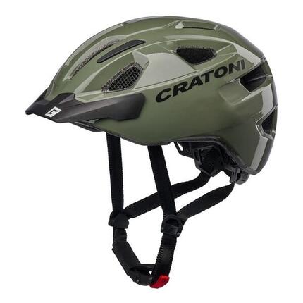 Cratoni C-Swift kask rowerowy oliwkowy błyszczący XL