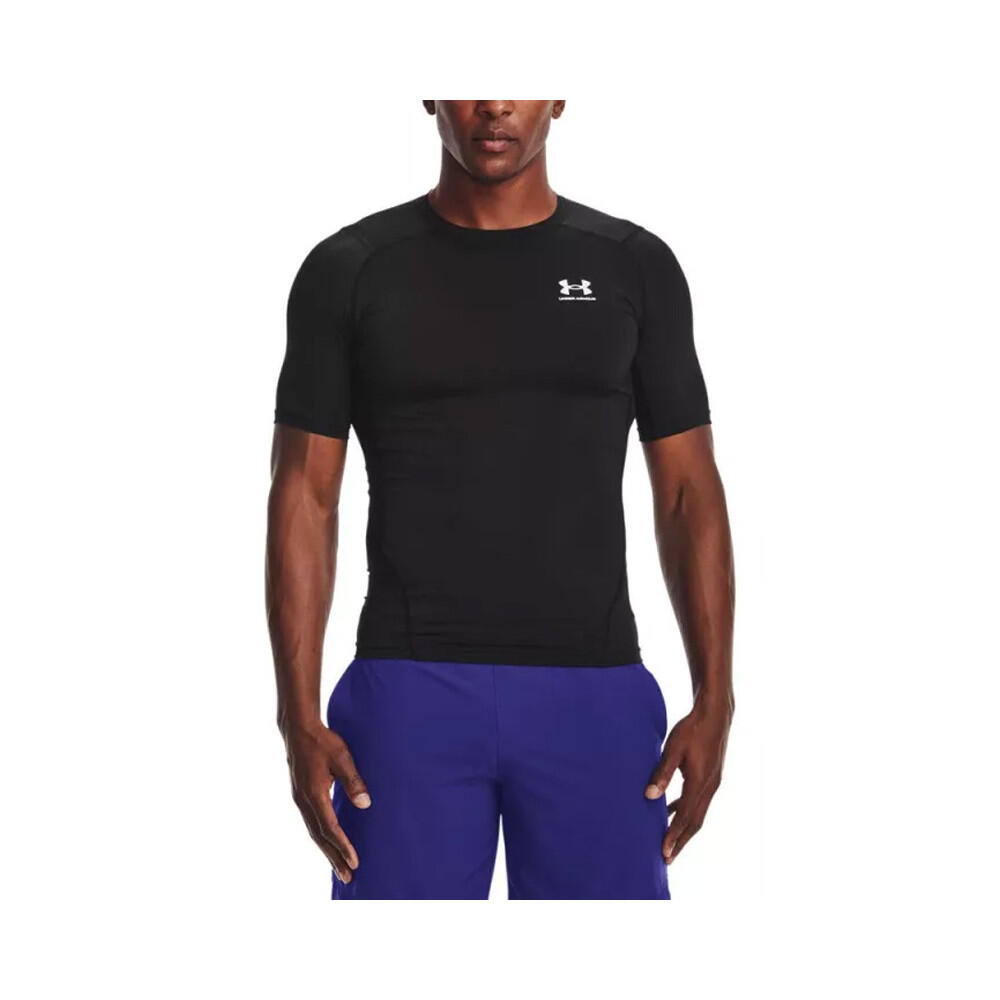 T-shirt de compression à manche courte Under Armour HeatGear Noir pour homme 3/6