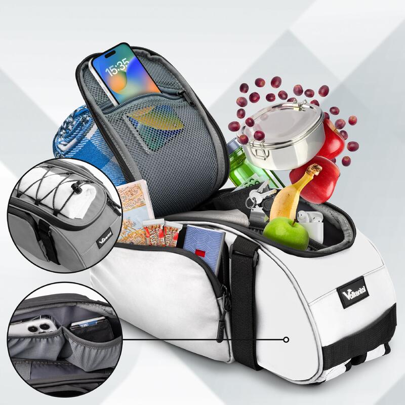 Sacoche velo Sacoche de porte-bagages + sac a dos + sacoche 3-en-1 etanche 10L