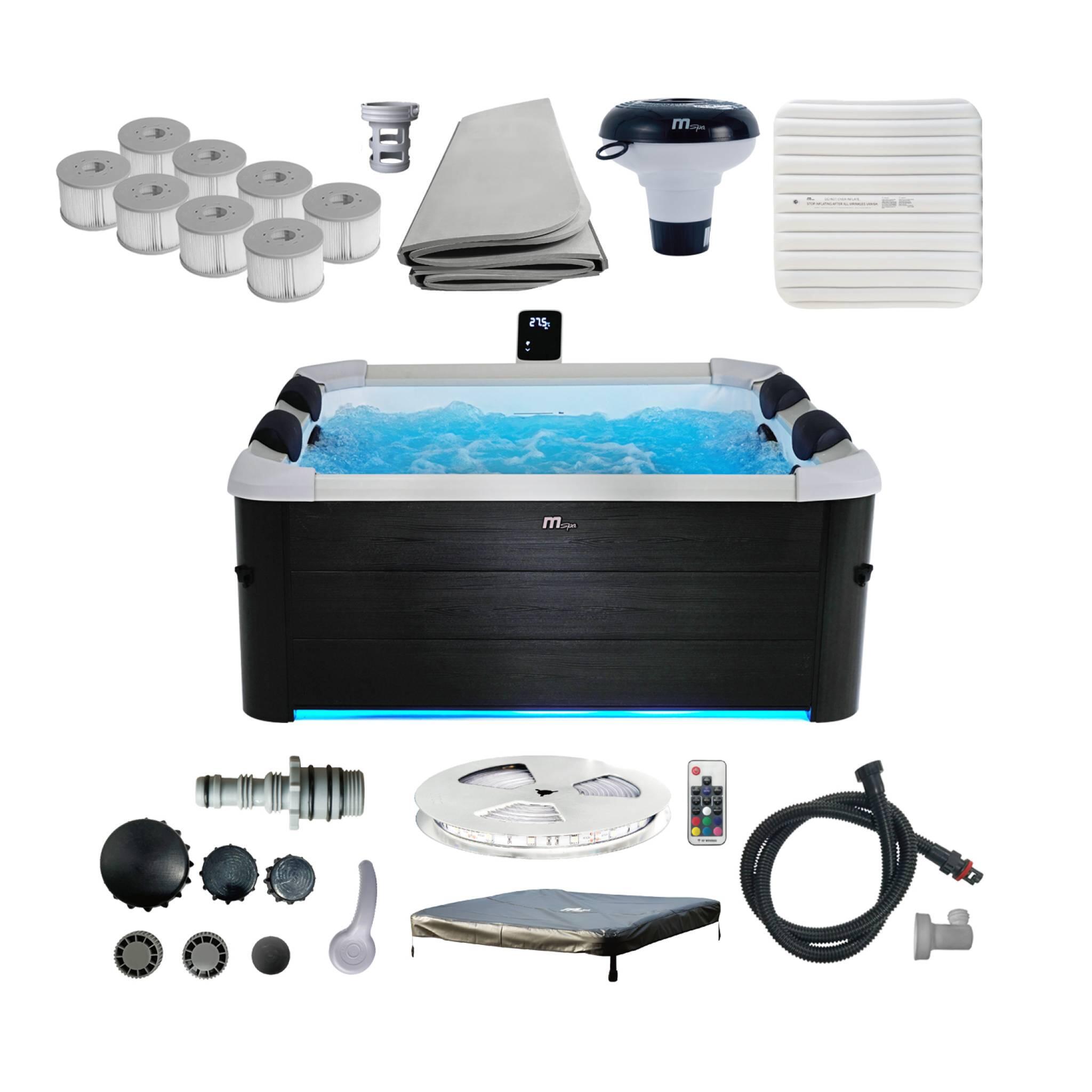 Spa rigide 6 places hydromassages Oslo 160cm + 8 filtres | sweeek 5/5