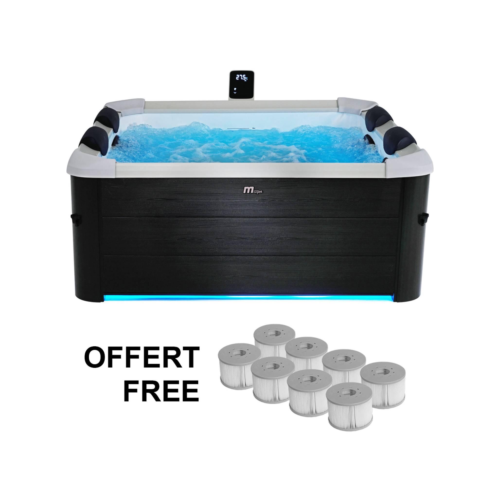Spa rigide 6 places hydromassages Oslo Plus 180cm + 8 filtres | sweeek 2/5