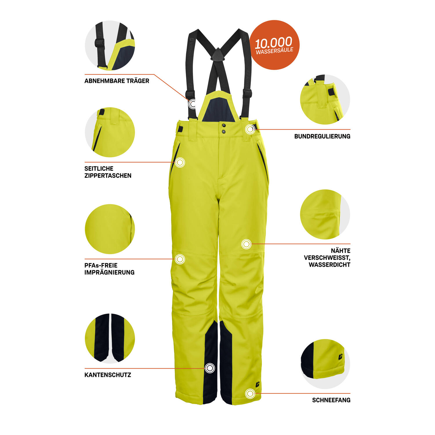 KILLTEC Pantalon de ski KSW 79 unisexe taille 140 7/7