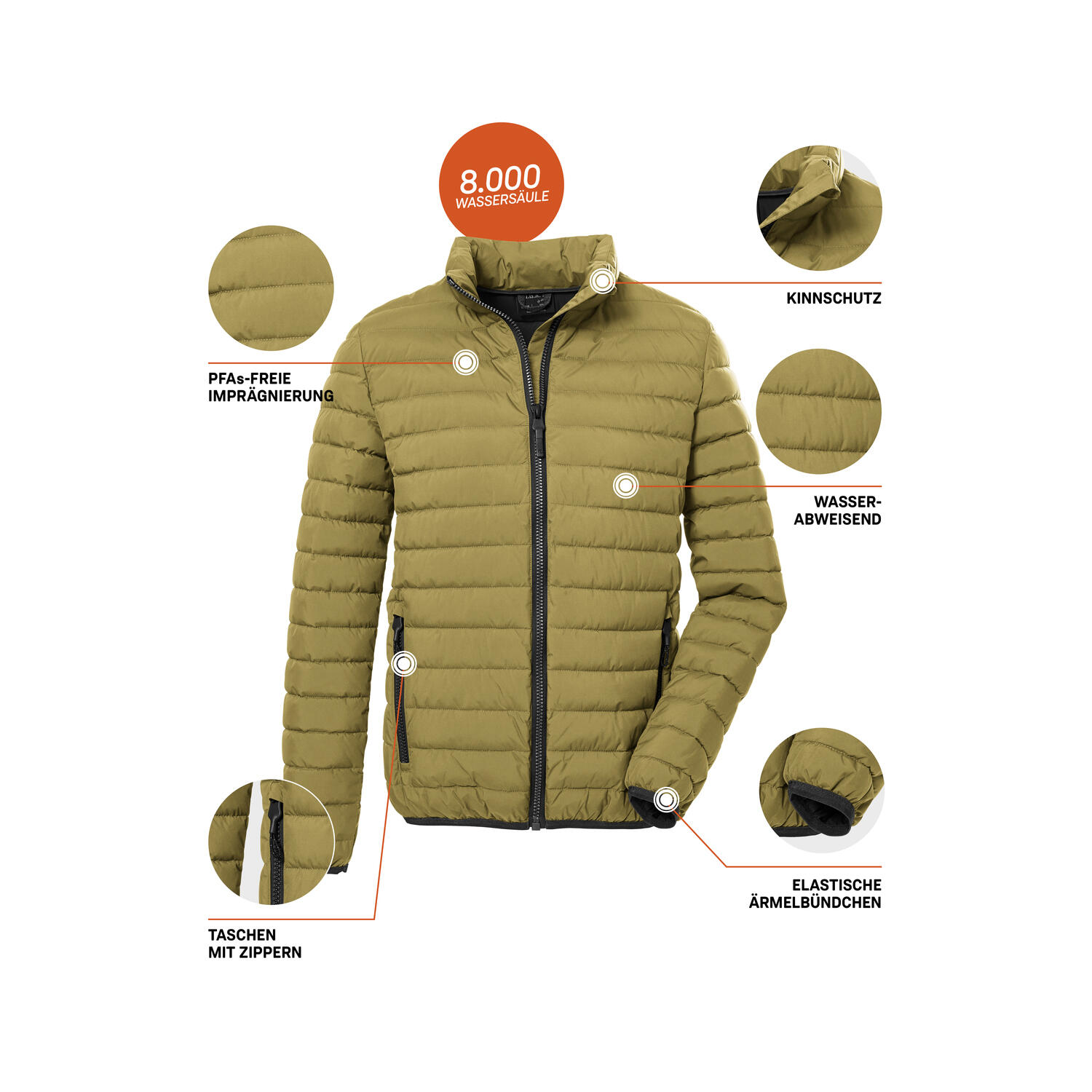 Herren Steppjacke GW 6 6/6