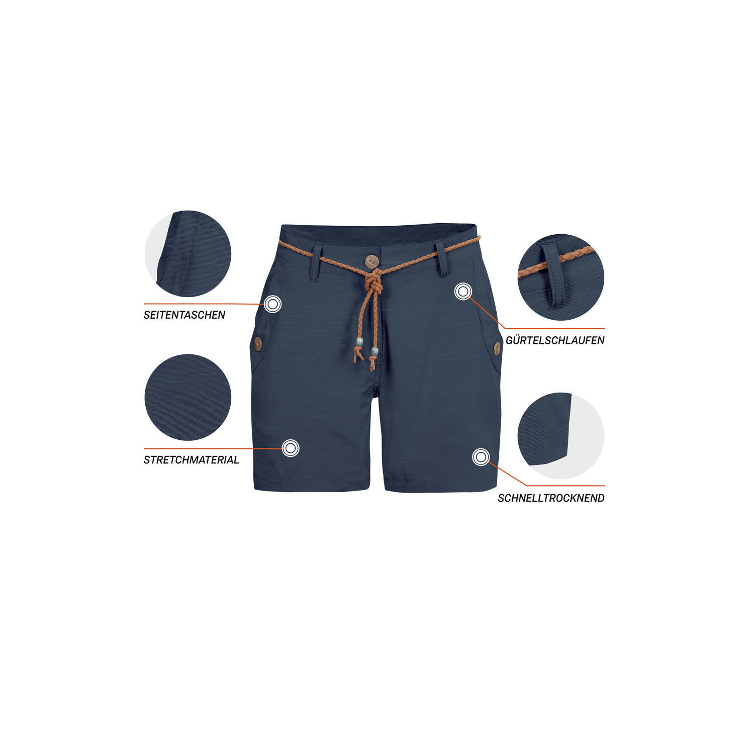 Damen Shorts Shorts GS 89 WMN SHRTS 6/7