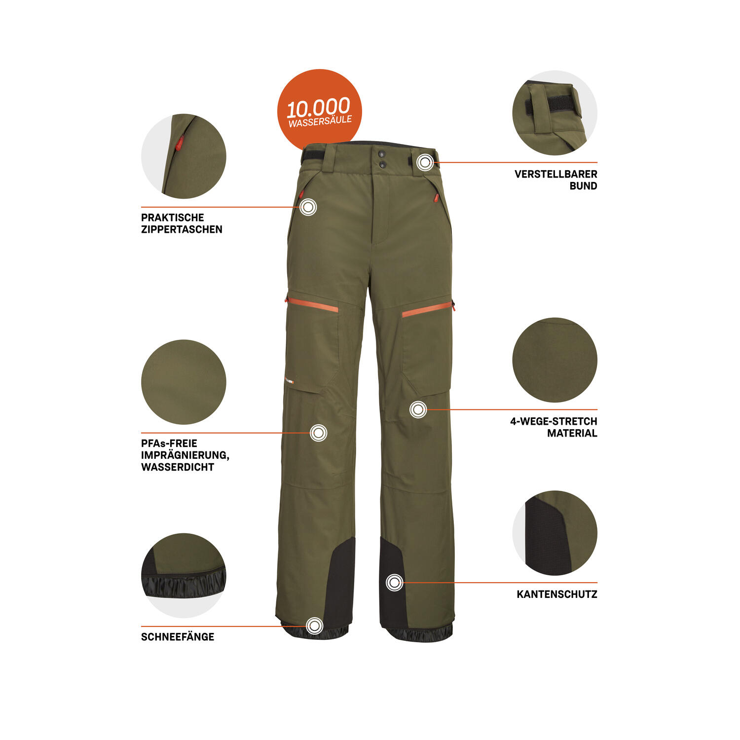 Herren Skihose KSW 51 MNPNTS 6/6
