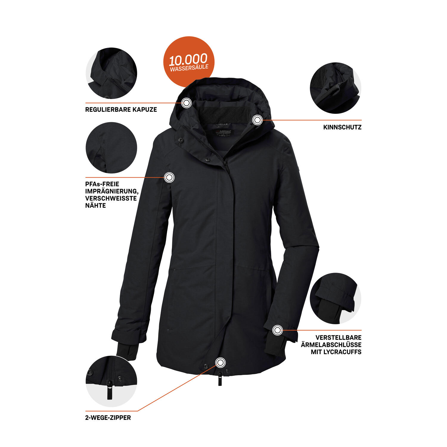Damen Parka KOW 93 WMN PKR 6/6