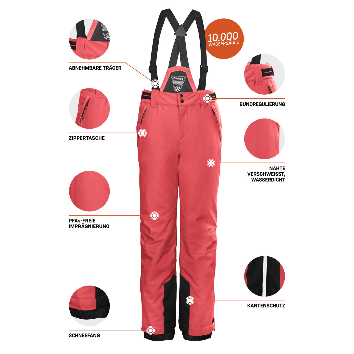 Kinder, Mädchen Skihose KSW 77 5/5