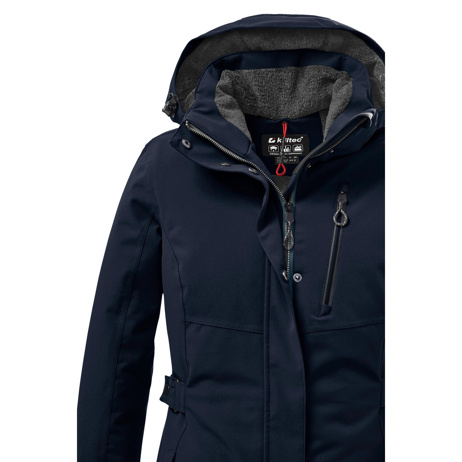Regenjacke mit Kapuze für Damen Killtec Kow 165 3/5
