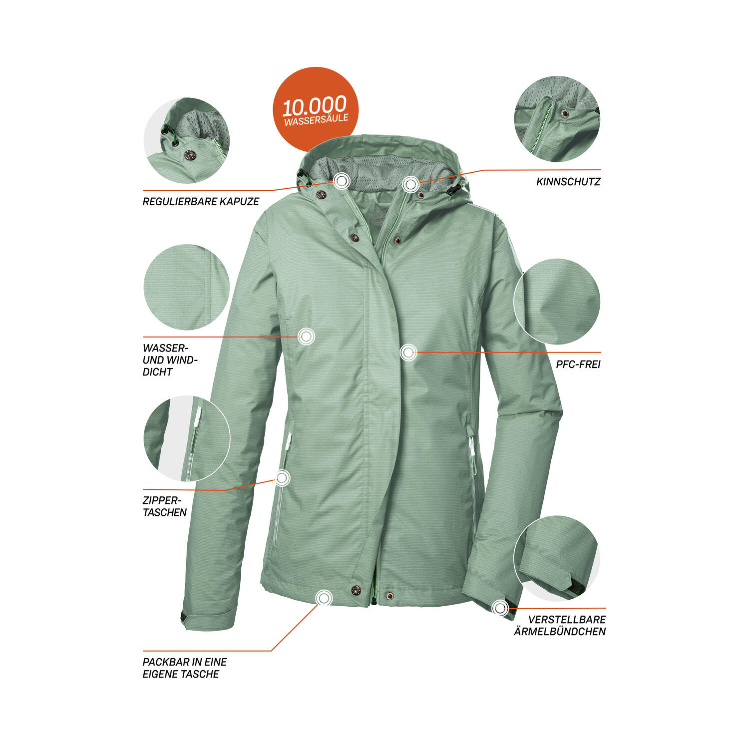 Damen Outdoorjacke KOS 68 6/6
