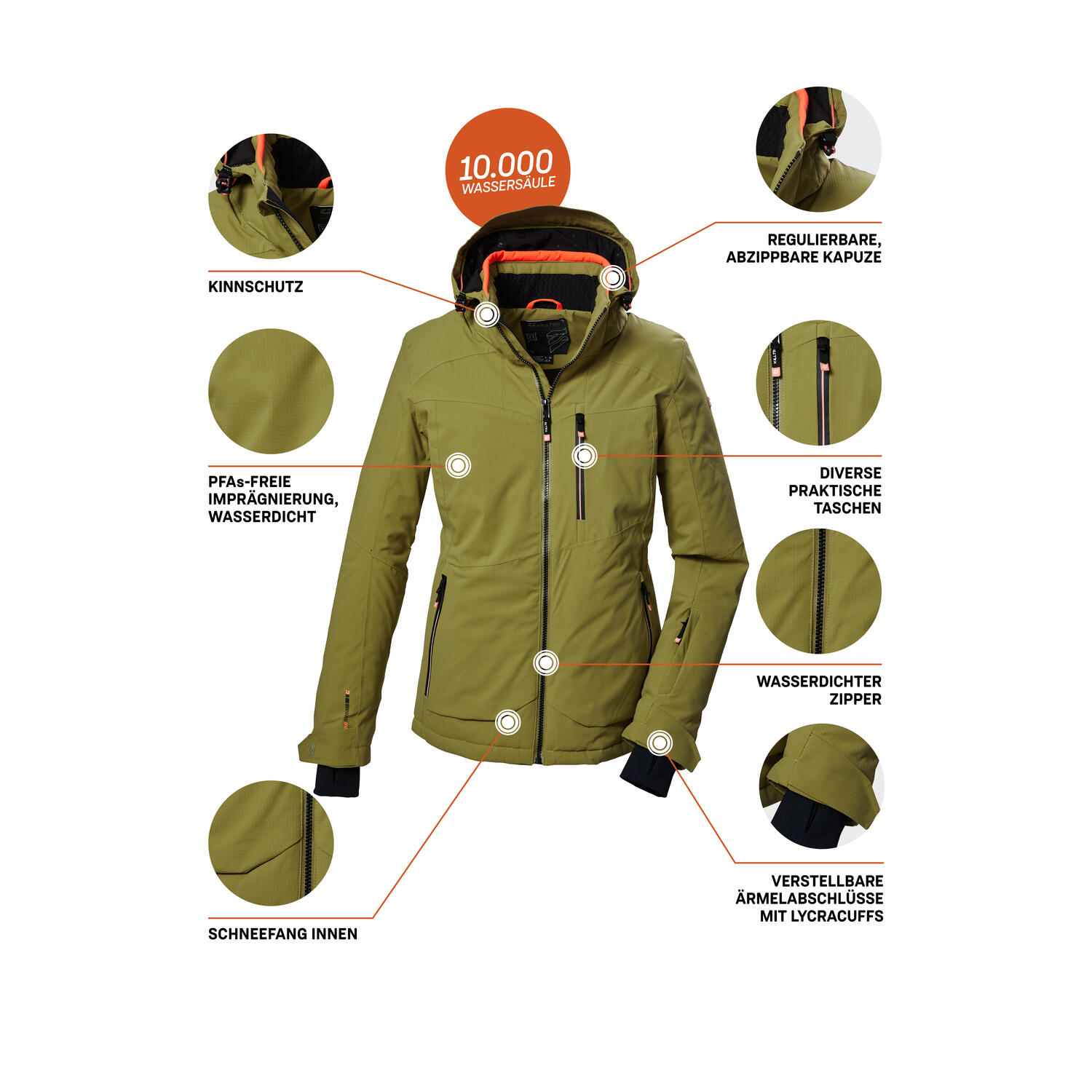 Damen Skijacke KSW 36 WMNJCKT 5/5