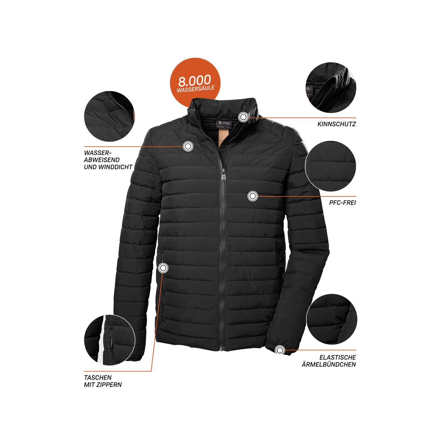 Herren Steppjacke GS 6 6/6