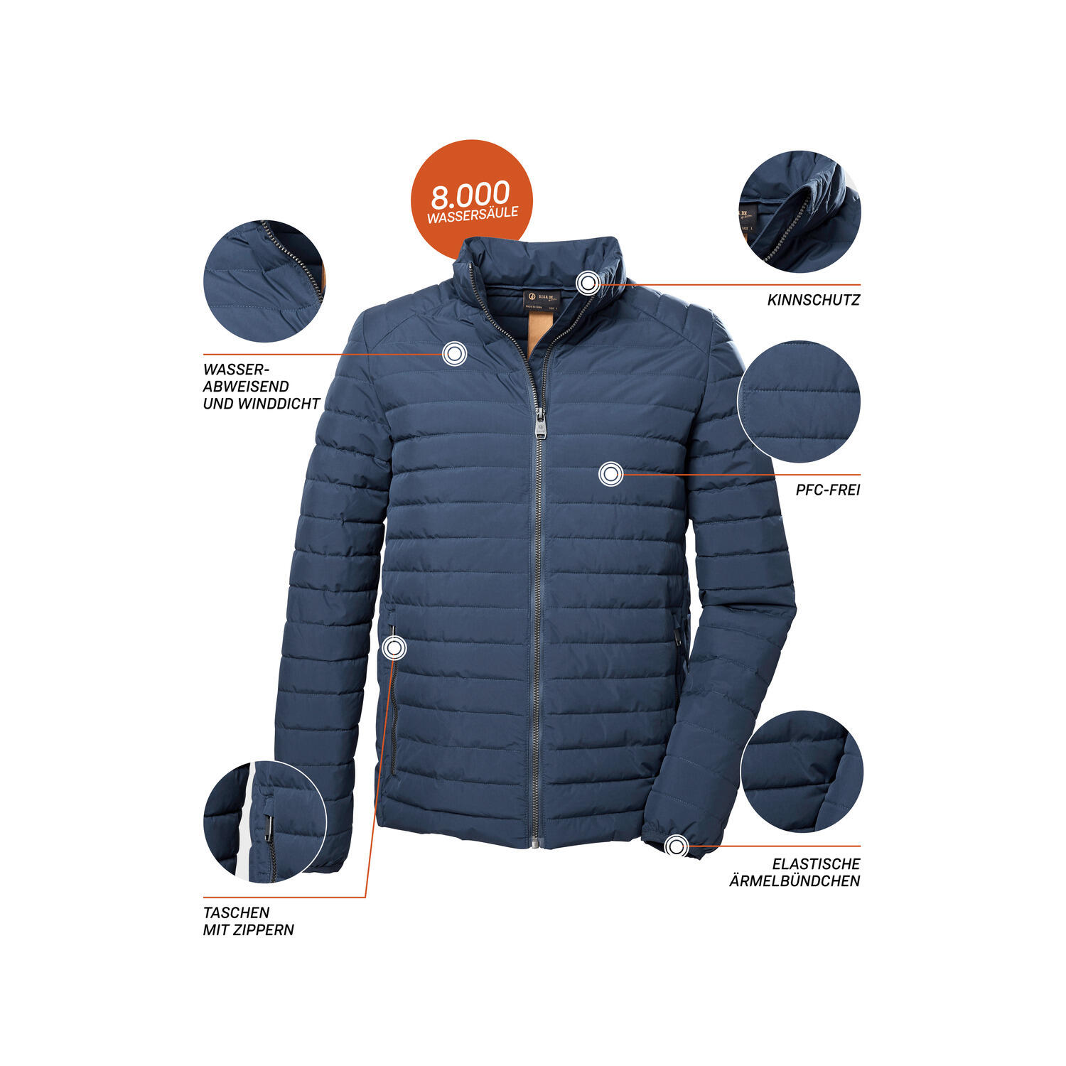 Herren Steppjacke GS 6 6/6