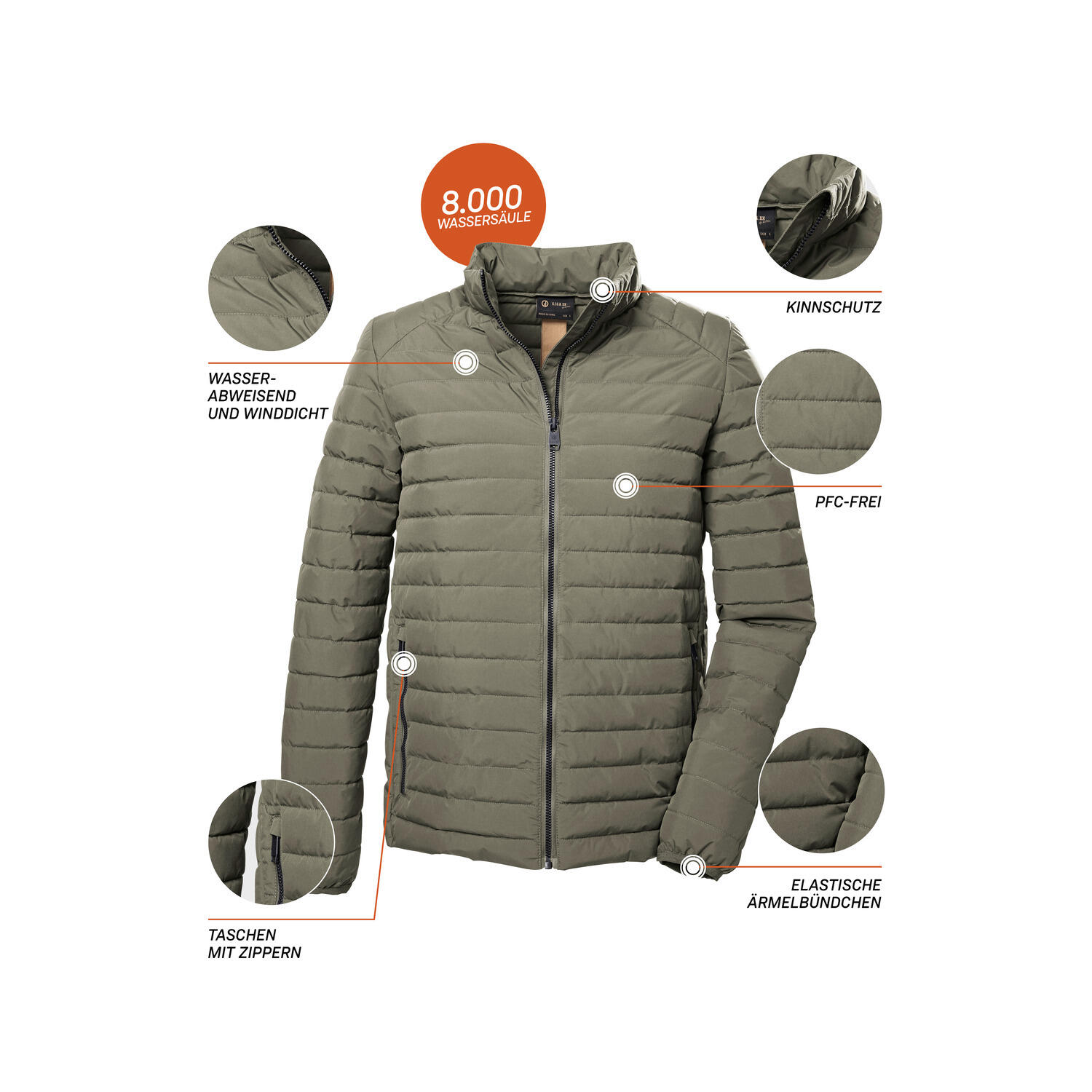 Herren Steppjacke GS 6 6/6