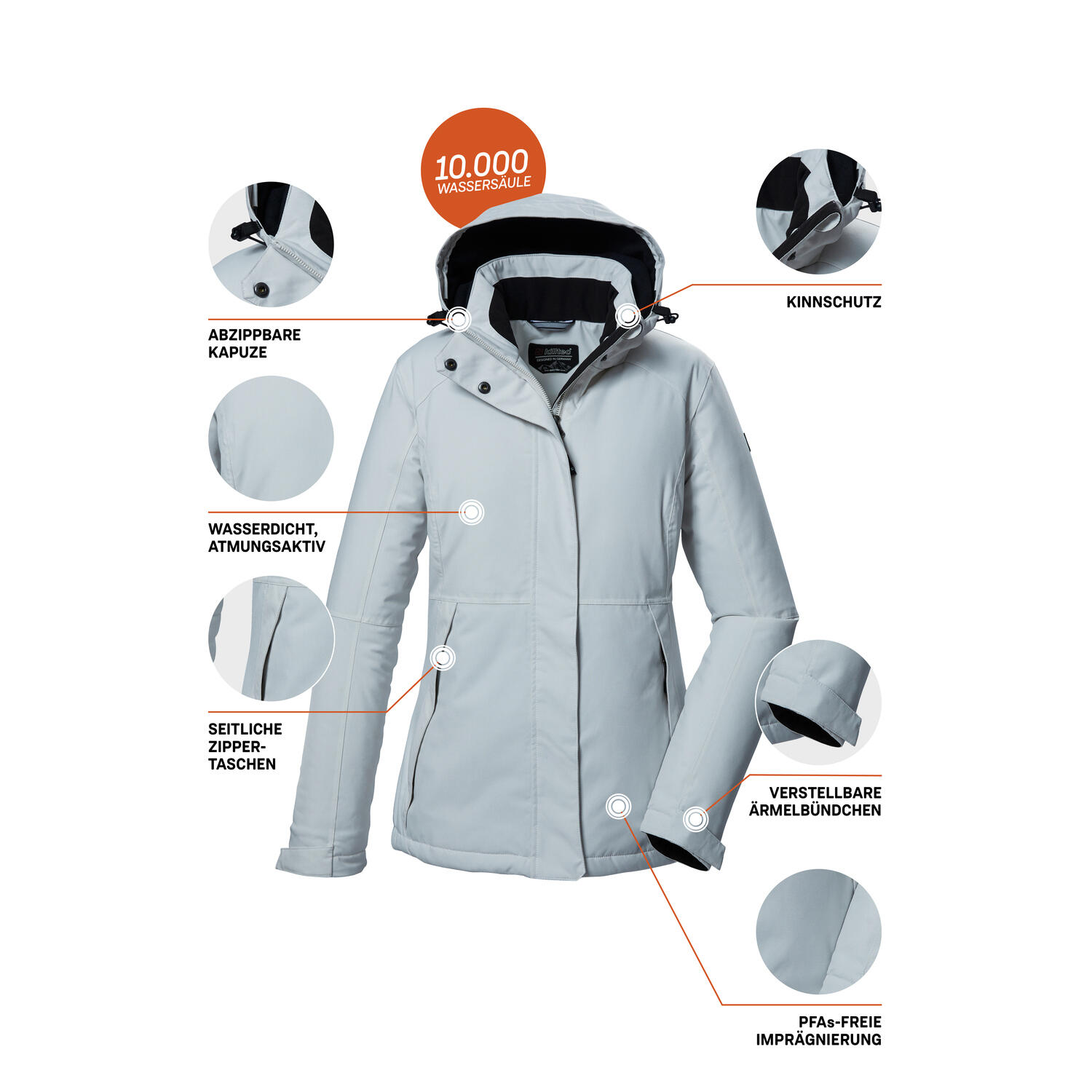 Damen Outdoorjacke KOW 37 6/7