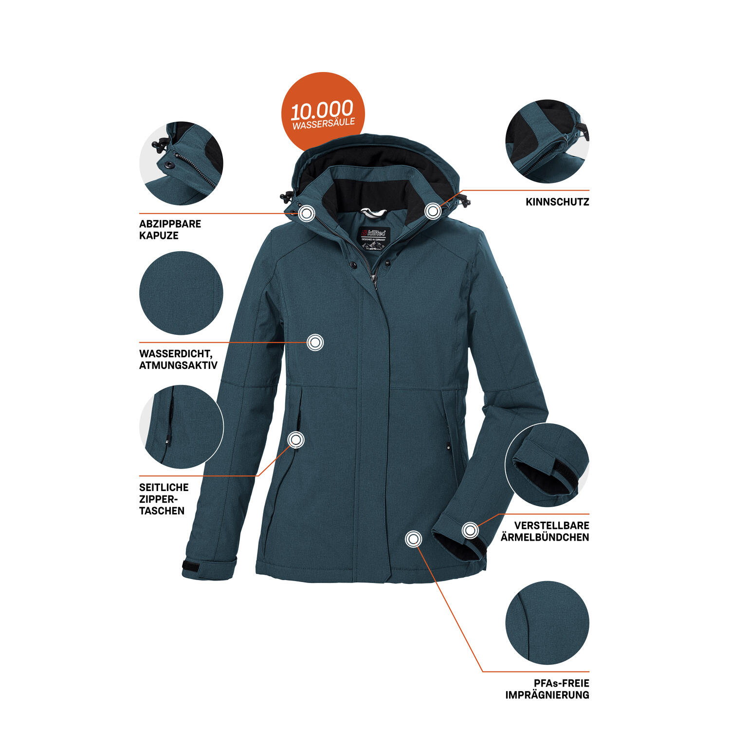 Damen Outdoorjacke KOW 37 6/7