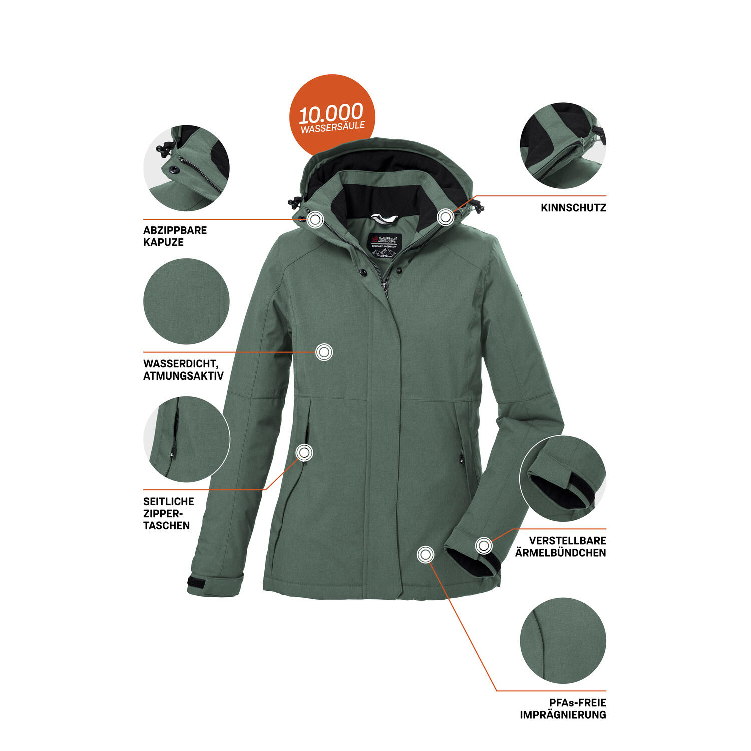 Chaqueta de esquí Killtec Kow 357 6/6