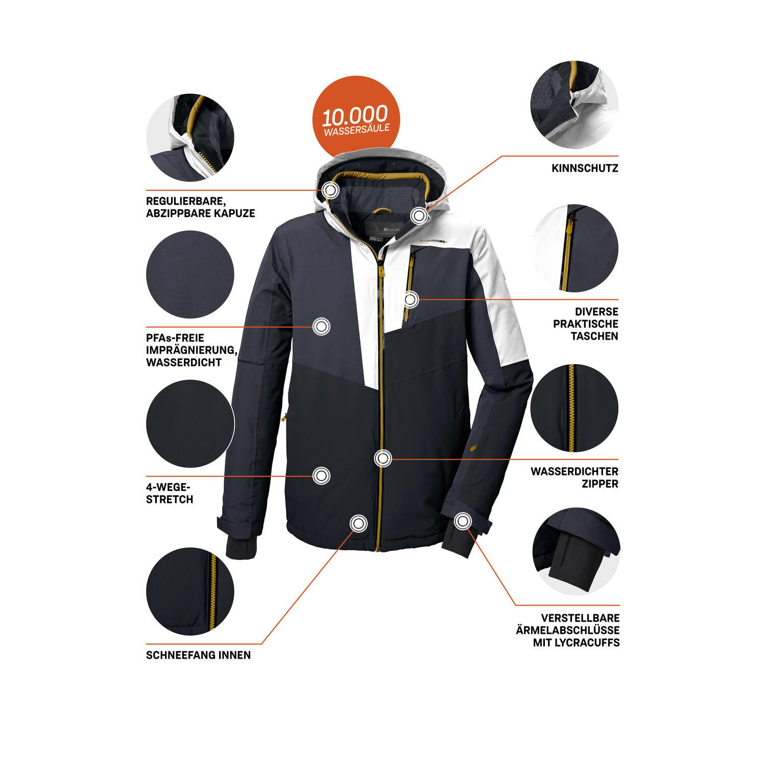 Herren Skijacke Funktionsjacke 6/6