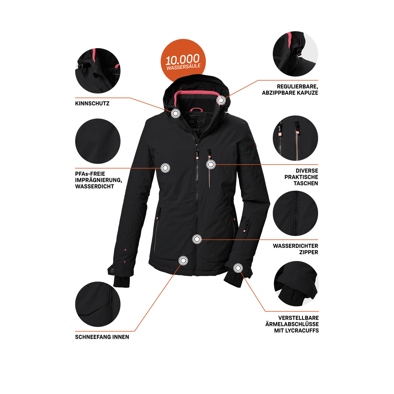 Damen Skijacke KSW 36 WMNJCKT 6/6