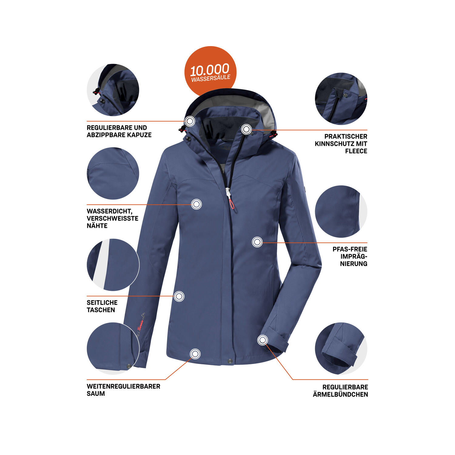 Damen Jacke KOS 133 6/8