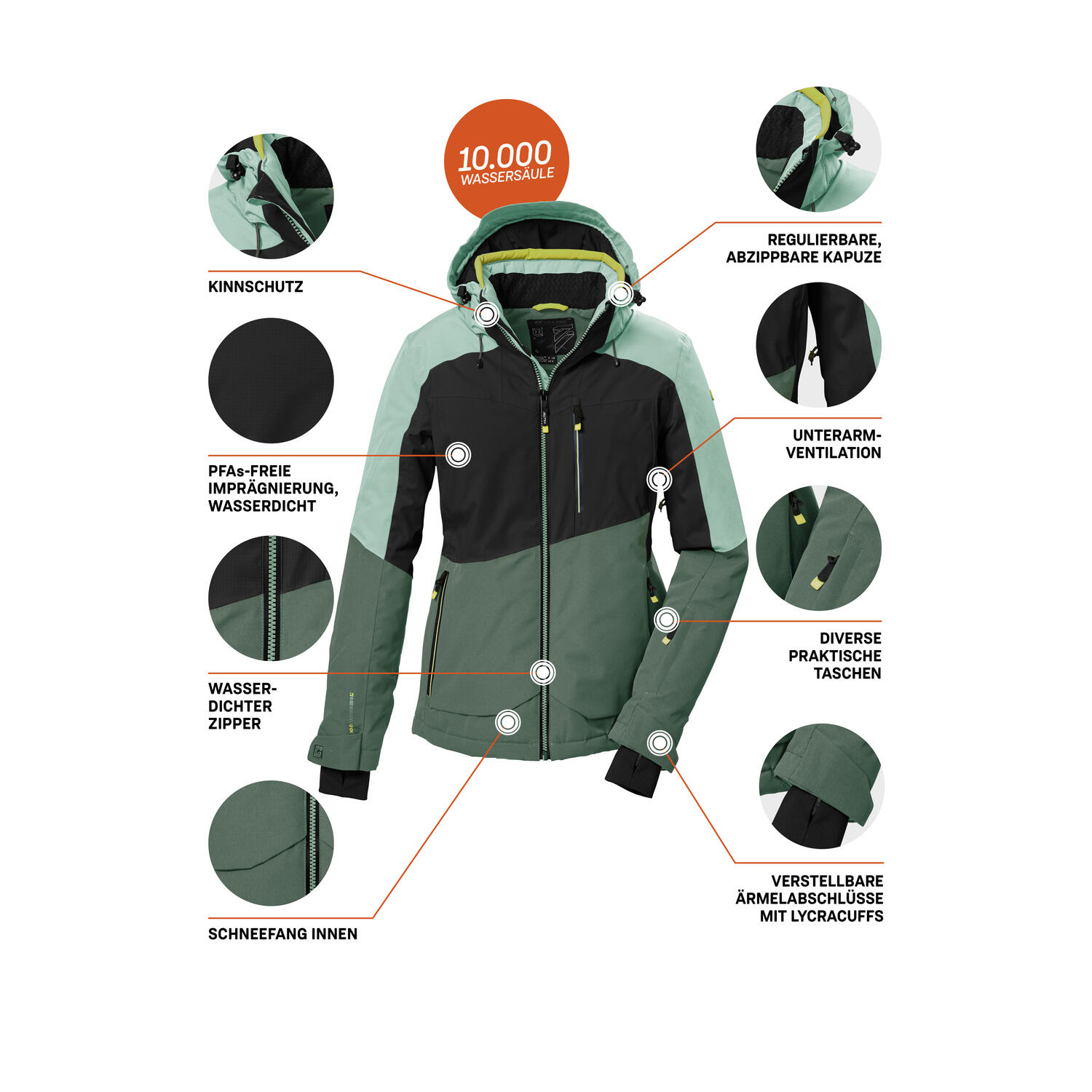 Damen Skijacke KSW 37 WMNJCKT 6/6