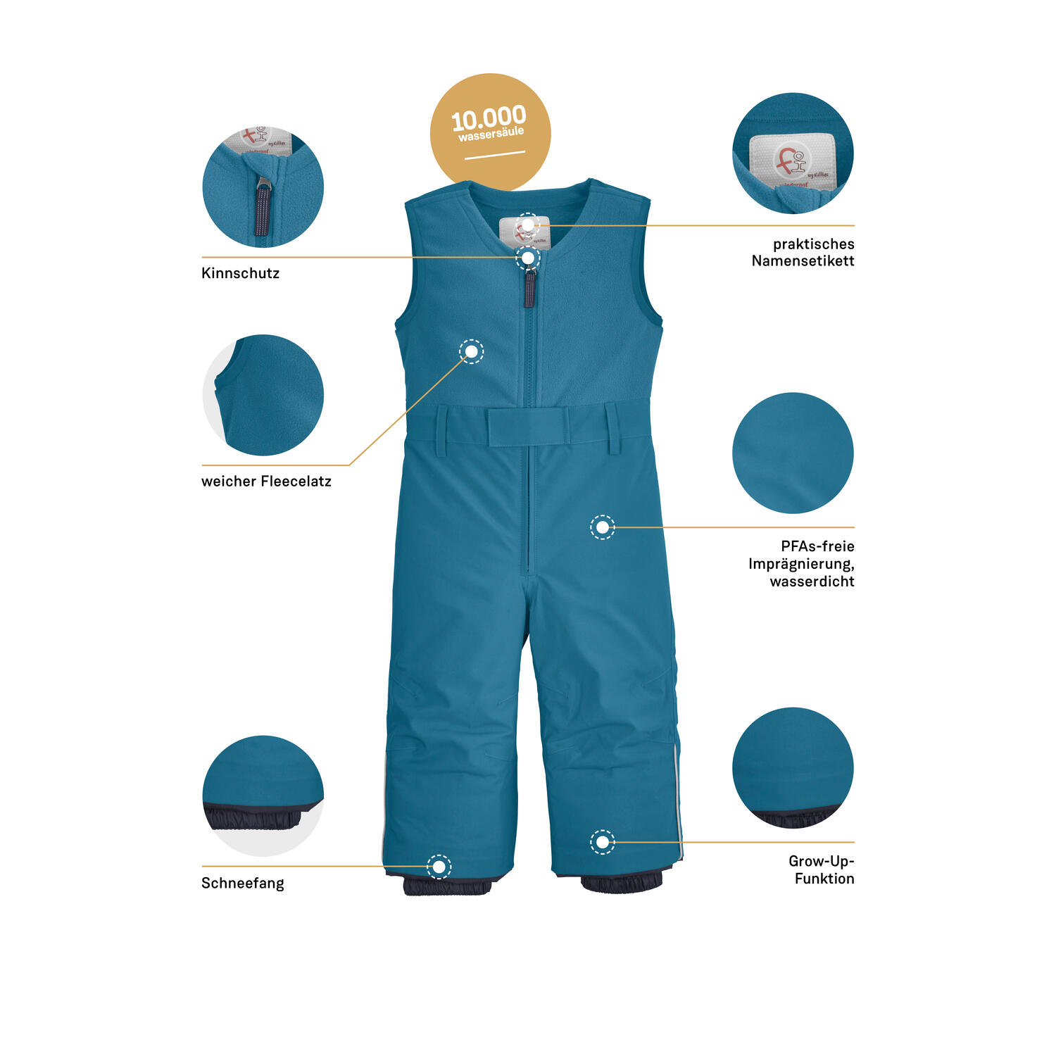 Minis Skihose FISW 34 MNSPNTS 6/7