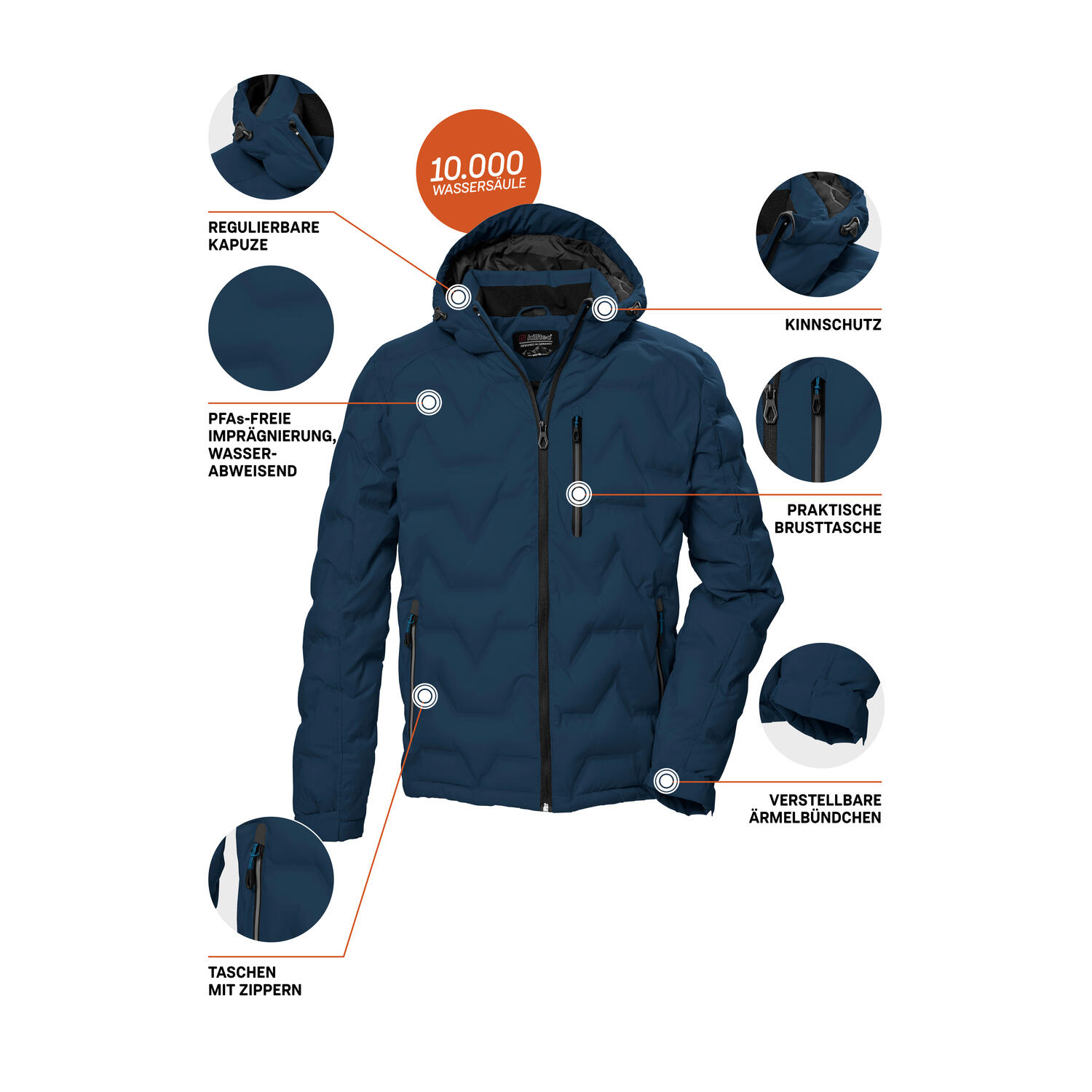 Herren Steppjacke KOW 60 MN QLTD JCKT 5/6