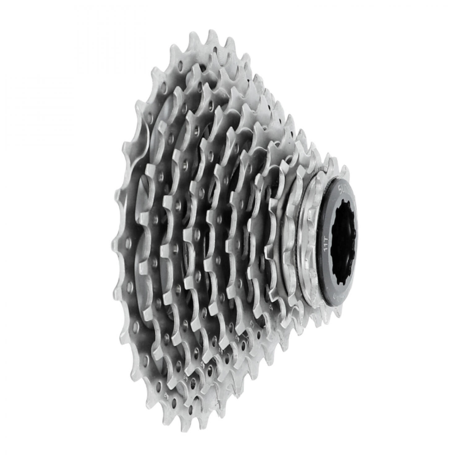 Cassette 10v. p2r shine pour Shimano/Sram route 11-28 argent 2/2